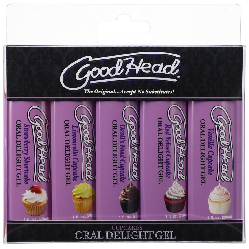 Goodhead Oral Delight Gel 5-Pack - Cupcakes